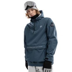 Męska kurtka snowboardowa Sporty zimowe Siroko W3 Celsius. Niebieskie kurtki męskie SIROKO, na zimę, l, bez wzorów, z softshellu, sportowe, bez kaptura. W wyprzedaży za 297.00 zł.
