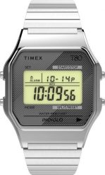 Zegarek Timex Zegarek męski Timex TW2R79100 srebrny. Szare zegarki męskie Timex, bez wzorów, srebrne. Za 305.00 zł.