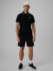 4F Spodenki kibica męskie - czarne XXL. Czarne szorty męskie 4F, bez wzorów, z dresówki. Za 149.99 zł.