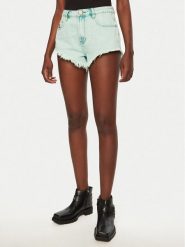 One Teaspoon Szorty jeansowe Renegades 26669 Niebieski Regular Fit. Niebieskie szorty damskie One Teaspoon, bez wzorów, z bawełny. Za 309.99 zł.