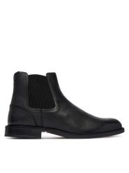 Tommy Hilfiger Sztyblety Corporate Dressy Lth Chelsea FM0FM05935 Czarny. Czarne botki męskie Tommy Hilfiger, bez wzorów, ze skóry, bez obcasa, bez zapięcia. Za 699.99 zł.