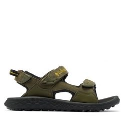 Sandały Columbia. Zielone sandały męskie Columbia, bez wzorów, sportowe, bez zapięcia. Za 329.99 zł.