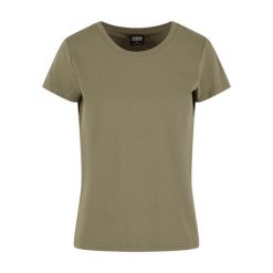 Koszulka damska Urban Classics Sorona. Zielone bluzki damskie Urban Classics, bez wzorów, bez kołnierzyka, bez ramiączek. Za 104.00 zł.