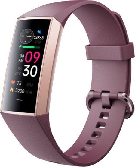 Smartwatch Active Band C80 Fioletowy. Fioletowe zegarki smartwatch Active Band, bez wzorów. Za 109.99 zł.