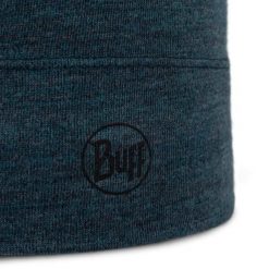 Czapka z wełny merino midweight. Zielone czapki damskie Buff, bez wzorów, z wełny, sportowe. Za 140.99 zł.