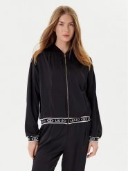 Liu Jo Sport Bluza TF5191 T004A Czarny Regular Fit. Czarne bluzy damskie Liu Jo Sport, m, bez wzorów, z syntetyku, sportowe, bez ramiączek, bez kaptura. Za 769.99 zł.