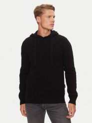 Replay Sweter UK4476.000.G22726 Czarny Regular Fit. Czarne swetry męskie Replay, m, bez wzorów, z wełny, bez kołnierzyka, bez ramiączek. Za 349.99 zł.