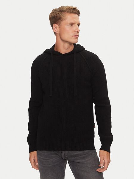 Replay Sweter UK4476.000.G22726 Czarny Regular Fit. Czarne swetry męskie Replay, l, bez wzorów, z wełny, bez kołnierzyka, bez ramiączek. Za 349.99 zł.