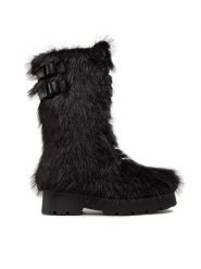 Jenny Fairy Kozaki APRES-WS02 Czarny. Czarne kozaki damskie Jenny Fairy, bez wzorów, z materiału, bez obcasa, na płaskiej podeszwie, bez zapięcia. Za 279.99 zł.