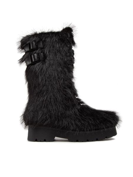 Jenny Fairy Kozaki APRES-WS02 Czarny. Czarne kozaki damskie Jenny Fairy, bez wzorów, z materiału, bez obcasa, na płaskiej podeszwie, bez zapięcia. Za 279.99 zł.