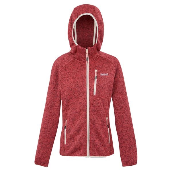 Damska Bluza Z Kapturem Newhill II Marl Full Zip. Białe bluzy damskie Regatta, bez wzorów, sportowe, bez ramiączek, z kapturem. Za 96.99 zł.