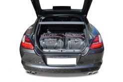 Torby Do Bagażnika Porsche Panamera 2010-2016 4Szt Kjust. Czarne torby podróżne damskie KJUST, bez wzorów, z kauczuku. Za 1,207.00 zł.