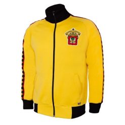 Kurtka piłkarska retro dla dorosłych Leones Negros udeG 1974. Żółte kurtki męskie COPA FOOTBALL, m, bez wzorów, młodzieżowe, bez kaptura. Za 426.11 zł.
