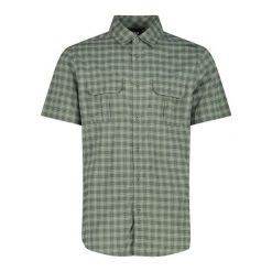 Koszula elastyczna CMP. Zielone koszule męskie CMP, m, bez wzorów, bez kołnierzyka, bez ramiączek. Za 236.20 zł.