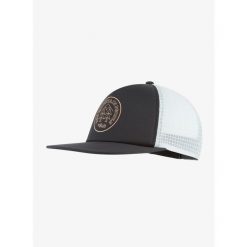 Czapka z daszkiem Rab Cirque Print Cap - beluga/pewter. Czarne czapki damskie RAB, bez wzorów. Za 119.99 zł.