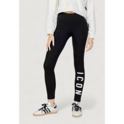 Legginsy Kobieta ICON. Czarne legginsy damskie ICON, bez wzorów. W wyprzedaży za 197.60 zł.