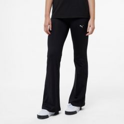 Legginsy fitness damskie Puma. Czarne legginsy damskie Puma, bez wzorów, z materiału. Za 99.99 zł.
