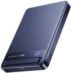 Powerbank INIU MagPro Slim - magnetyczny powerbank bezprzewodowy Qi 2.2 10 000mAh niebieski (MO-IU-P025). Niebieskie powerbanki INIU. Za 325.32 zł.