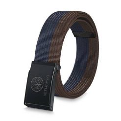 Pasek parciany BETLEWSKI PRC-10_CZ-2 L brązowo-granatowy. Brązowe paski męskie Betlewski, z materiału. Za 34.99 zł.