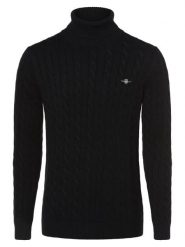 Gant Sweter Mężczyźni Bawełna niebieski, XXL. Niebieskie swetry męskie GANT, m, bez wzorów, z bawełny, casualowe, bez kołnierzyka, bez ramiączek. Za 749.95 zł.
