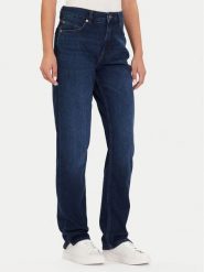 BOSS Jeansy C_Ada 50553902 Granatowy Straight Fit. Niebieskie jeansy damskie Boss, bez wzorów, z bawełny. Za 469.99 zł.