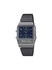 Casio Zegarek Vintage Edgy AQ-800EB-2AEF Czarny. Czarne, analogowe zegarki damskie Casio. Za 269.99 zł.