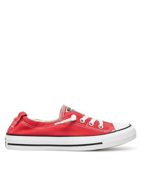 Converse Trampki Chuck Taylor All Star Shoreline Slip 537083C Czerwony. Czerwone trampki i tenisówki damskie Converse, bez wzorów, z materiału, bez zapięcia. Za 159.99 zł.