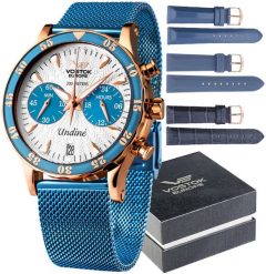 Zegarek damski Vostok Europe VK64-515B527BBL niebieski. Niebieskie zegarki damskie Vostok Europe. Za 3,161.95 zł.