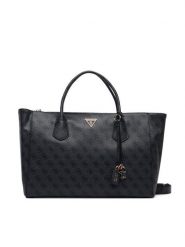 Guess Torebka Marissa Logo HWSG24 82240 Szary ciemny. Szare shopperki damskie Guess, z aplikacjami, ze skóry, bez dodatków. Za 674.99 zł.