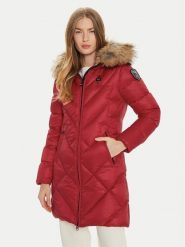 Blauer Płaszcz zimowy 24WBLDK03052 Czerwony Regular Fit. Czerwone płaszcze damskie Blauer, na zimę, l, bez wzorów, z syntetyku, bez kołnierzyka, bez kaptura. Za 2,029.00 zł.