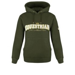 Bluza jeździecka damska JD ATTACK Equestri. Zielone bluzy damskie JD ATTACK, l, bez wzorów, z bawełny, eleganckie, bez ramiączek, bez kaptura. Za 229.00 zł.
