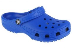 Sandały CROCS CLASSIC CLOG K Niebieski. Niebieskie sandały męskie Crocs, bez wzorów, z gumy, bez zapięcia. Za 218.99 zł.