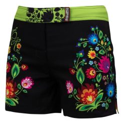 Spodenki Sportowe Damskie na trening i siłownię EXTREME HOBBY FOLK. Czarne stroje kąpielowe damskie EXTREME HOBBY, m, bez wzorów, z elastanu. Za 229.00 zł.