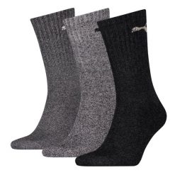 Skarpetki Puma Sports Crew (x3). Szare skarpetki damskie Puma, bez wzorów, z bawełny. Za 47.99 zł.