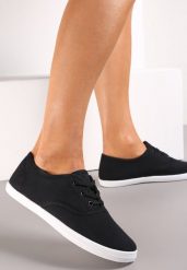 Czarne Sznurowane Tenisówki Przed Kostkę Jennessa. Czarne trampki i tenisówki damskie Renee, bez wzorów, z jeansu, przed kostkę, bez zapięcia. Za 44.99 zł.