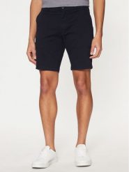 Calvin Klein Szorty materiałowe Modern Twill K10K114063 Granatowy Slim Fit. Niebieskie szorty męskie Calvin Klein, bez wzorów, z bawełny. Za 199.99 zł.