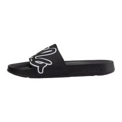 Klapki Fila Scritto Slipper M FFM0304.83036 czarne. Czarne klapki męskie bez wzorów, z syntetyku, bez zapięcia. Za 243.81 zł.
