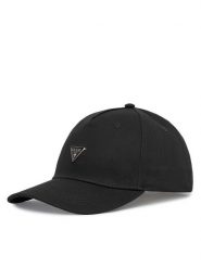 Guess Czapka z daszkiem AW5608 COT01 Czarny. Czarne czapki damskie Guess, z aplikacjami, z bawełny. Za 154.99 zł.