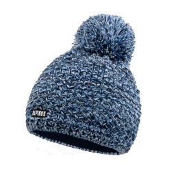 Czapka trekkingowa zimowa damska Alpinus Sompion. Niebieskie czapki damskie Alpinus, na zimę, z aplikacjami, z dzianiny, eleganckie. Za 99.00 zł.