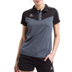 Damska koszulka polo Erima Squad. Czarne bluzki damskie Erima, l, bez wzorów, z materiału, sportowe, bez kołnierzyka, bez ramiączek. Za 142.20 zł.