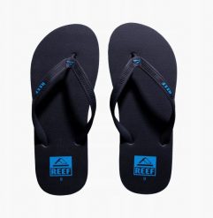 Reef Klapki męskie M'S Seaside hawaiian blue (CI8625-9). Niebieskie klapki męskie Reef, bez wzorów, bez zapięcia. Za 103.60 zł.