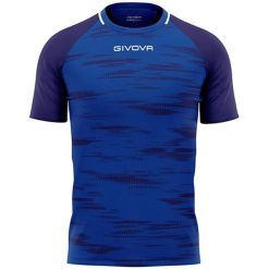 Koszulka sportowa Givova Pixel Royal-Blue 3XL. Niebieskie koszulki sportowe męskie Givova, xl, bez wzorów, bez ramiączek, do piłki nożnej. Za 140.99 zł.