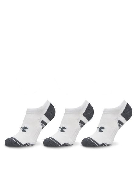 Under Armour Stopki Performance Tech 1379526 Biały. Białe skarpety męskie Under Armour, bez wzorów, z bawełny. Za 39.99 zł.