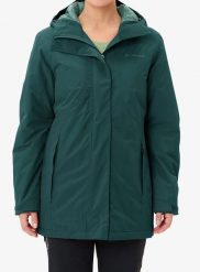 Płaszcz ocieplany damski Vaude Rosemoor Padded Parka. Zielone parki damskie Vaude, na zimę, m, bez wzorów, bez kaptura. Za 714.99 zł.
