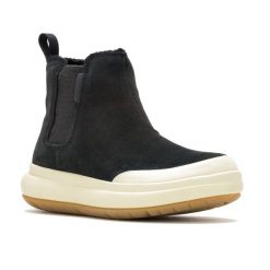 Buty damskie Merrell Marquette Thermo Pull On Wp. Czarne obuwie trekkingowe damskie Merrell, bez zapięcia. Za 559.99 zł.