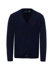 Polo Ralph Lauren sweter z wełny z domieszką kaszmiru Mężczyźni Wełna niebieski, XL. Niebieskie swetry męskie Polo Ralph Lauren, m, bez wzorów, z kaszmiru, bez kołnierzyka, bez ramiączek. Za 1,299.95 zł.