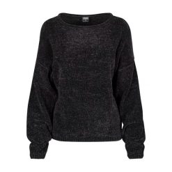 Bluza damska Urban Classic chenille. Czarne bluzy damskie Urban Classics, xs, bez wzorów, z poliesteru, bez ramiączek, bez kaptura. Za 189.30 zł.