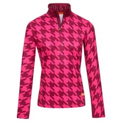 Bluza narciarska Damska Gareth & Lucas Eighty-Four. Czerwone bluzy damskie GARETH & LUCAS, na zimę, xl, bez wzorów, z elastanu, sportowe, bez ramiączek, bez kaptura. Za 229.99 zł.
