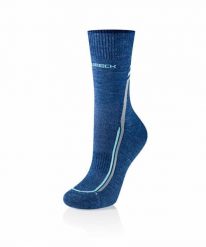 Skarpety damskie Brubeck TREKKING MERINO LIGHT. Fioletowe skarpetki damskie Brubeck, bez wzorów, z wełny. Za 64.99 zł.