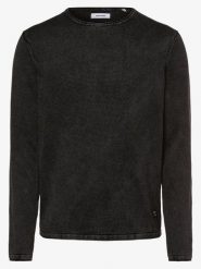 Jack & Jones Sweter Mężczyźni Bawełna szary, L. Szare swetry męskie Jack & Jones, l, bez wzorów, z bawełny, bez kołnierzyka, bez ramiączek. Za 149.95 zł.